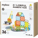 Mideer Barevná magnetická stavebnice Stavitelé 36 ks