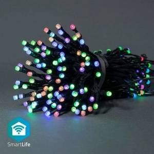 Nedis WIFILX01C84 Decorative Lighting Light Chain For Decoration Black 84 LED Lamp (s) 3.16W G