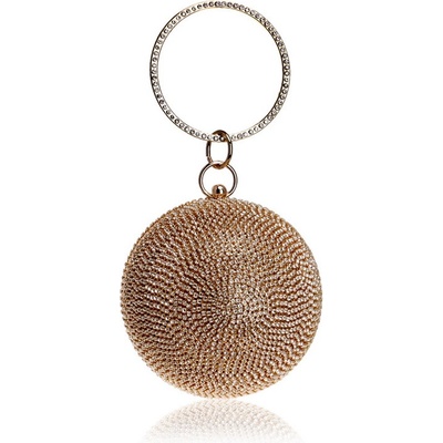 Златна сферична чанта - Maria