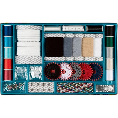 CRELANDO Sada šicích potřeb (nitě na šití / sortiment galanterie) – Sleviste.cz