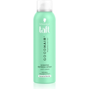 Schwarzkopf Taft Good Hair освежаващ спрей за фина към нормална коса аромати Juicy Lemon 150ml