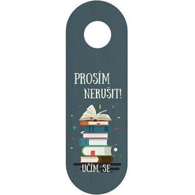 Závěs na kliku - nerušit, učím se