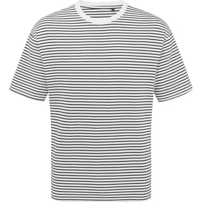 Premier tričko Utility 2.0 PR 020 oversize těžké krátký rukáv unisex COT390020ash00-black/white