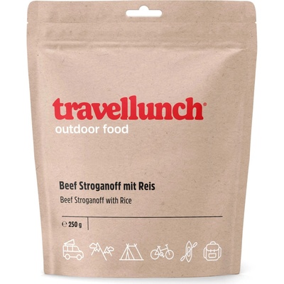 Travellunch Телешки Бьоф строганов с ориз 250 г