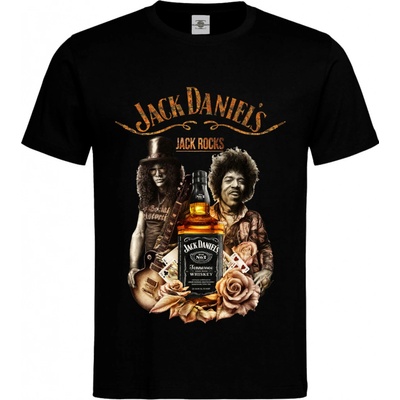 tričko Jack Daniel's Slash & Jimi černá