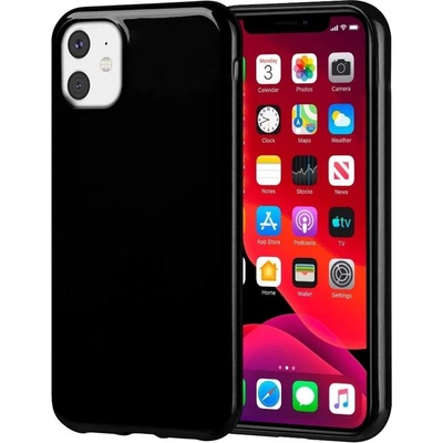 IPhone Силиконов кейс Jelly за IPhone 12 Mini, Черен (4146)