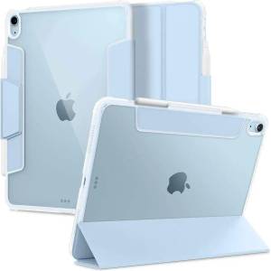 Spigen Ultra Hybrid Pro Case - удароустойчив хибриден кейс от най-висок клас за iPad Air 4 (2020) (светлосин)