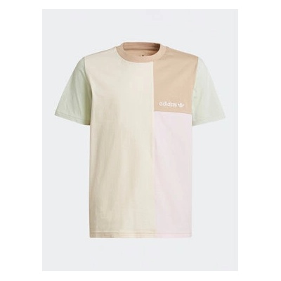 Adidas Тишърт Colorblock T-Shirt HK9815 Бежов Regular Fit (Colorblock T-Shirt HK9815)