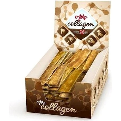 COBBYS PET AIKO Collagen chips M kačica a hovädzie 15 cm 28-32 g