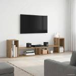 vidaXL ТВ шкаф 100 x 30 x 50 cm Дъб артизан Инженерна дървесина (8010911)