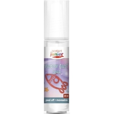 Pentart Barva na sklo slupovací 20 ml BÍLÁ KONTURA