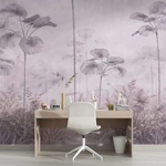 Art Gift Decor Фототапет с екзотична розова гора и палмови дървета