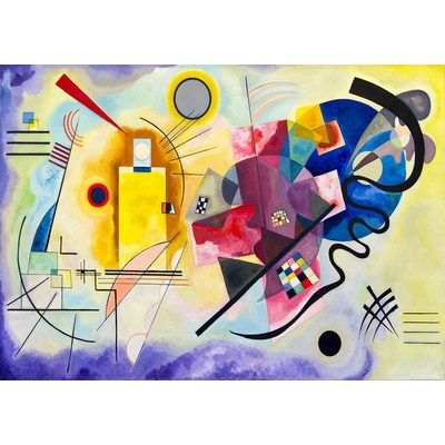 Enjoy Vassily Kandinsky: Žlutá červená modrá 1000 dílků