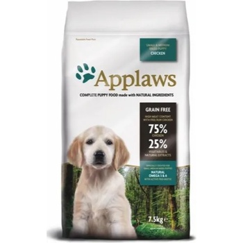 Applaws Puppy Small Medium Breed Chicken GRAIN FREE - за подрастващи кучета от мини и средни породи до 12 месеца 75% пиле 2 кг DD4520CP