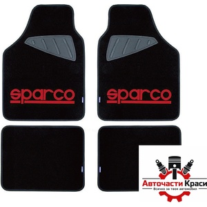 Sparco Стелки мокет SPC1903A Sparco Черни-Червени 4БР/К-Т (51418) - avtochastikrasi