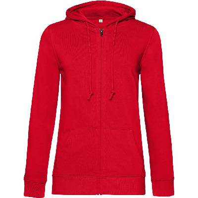 B&C Collection B&c inspire zipped hood women / Дамски суичър с качулка - червен xxl (01w36b00405)