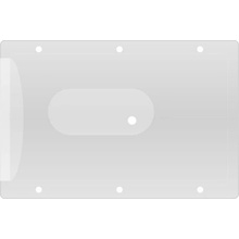 FOSKA Obal na kreditní kartu - transparentní