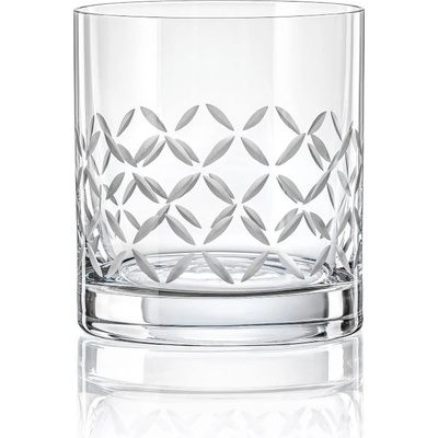 Crystalex Sklenice na Whisky Barline matný brus BM778 4 x 280 ml
