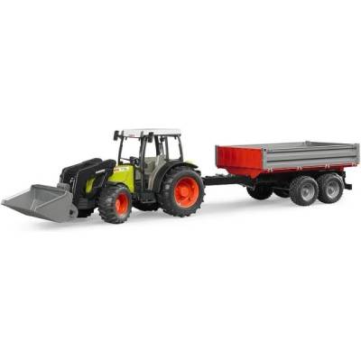 BRUDER 02112 Трактор CLAAS Nectis 267 F с ремарке и челен товарач (02112)