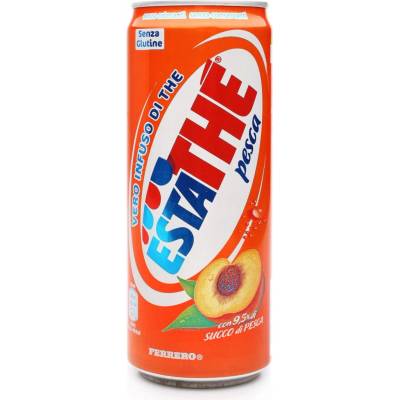 Estathé ledový čaj broskvový plech 330 ml