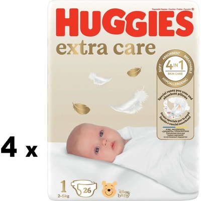 HUGGIES Extra Care 1 104 ks