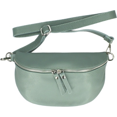 FashionM.cz Cork and Leather Butique Prague crossbody mini kabelka Jaden Mint Green