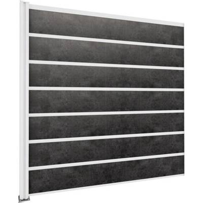 Gutta Gutta Guttafence Premium laminát prodloužení plotových dílců bílá / antracit 1940 mm 1860 mm