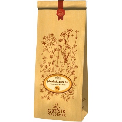 Grešík Čaj Jahôd lesný list syp. 50 g