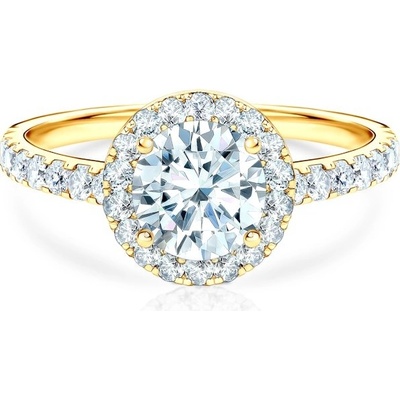 Savicki Zásnubný prsteň This is Love žlté zlato laboratórny diamanty TIL 1 LAB Z