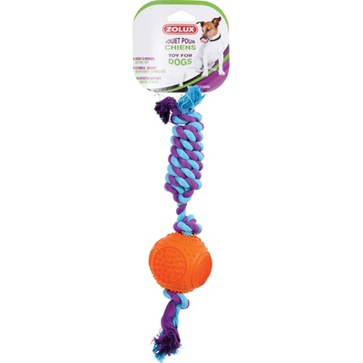 Zolux hračka pes Rope Ball gumový 33 cm