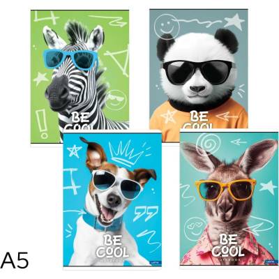 LASTVA Sešit A5 linka 52l Be Cool mix