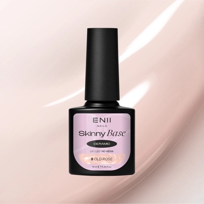 ENII NAILS Skinny Base Ceramic 8 Old Rose mléčná báze 10 ml