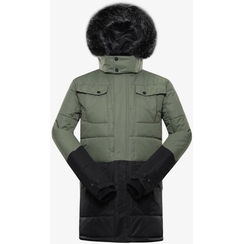 ALPINE PRO Черно-зелено мъжко зимно яке ALPINE PRO EGYP ALPINE PRO | Zelen | МЪЖЕ | S