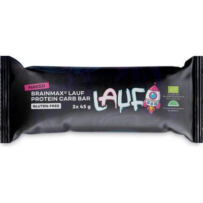 BrainMax Pure LAUF® Protein Carb Bar, без глазура, БИО, 2x45 g