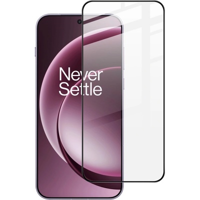 Извит удароустойчив стъклен протектор покриващ целия екран марка IMAK за OnePlus 15 - с черна рамка