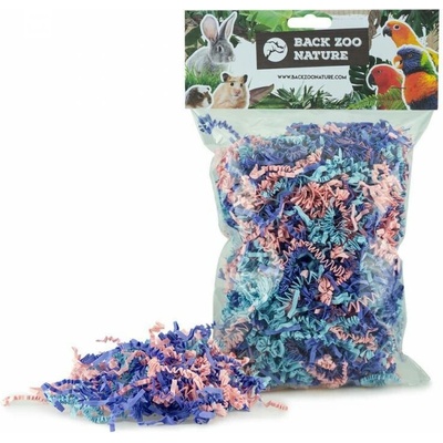 100 % přírodní mačkaný papír pro papoušky Množství: 100 g/Happy Mix