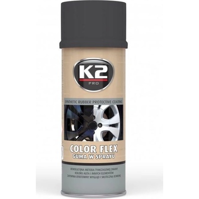 K2 Color Flex 400 ml černá matná