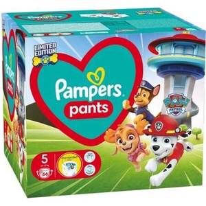 Pampers Памперс панталони 12-17 кг Junior 5 (66 бр. ) Paw Patrol (10DP010571)