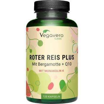 Vegavero Червен ориз (дрожди) + бергамот и коензим Q10 120 капсули | Vegavero (VV-VITA-359)