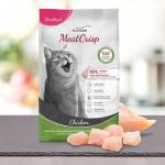 PLATINUM MeatCrisp Sterilised Chicken - Премиум суха храна за кастрирани котки с 83% прясно пилешко месо 400гр