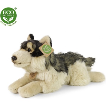 Image 1 of Rappa - Плюшен Вълк, лежащ, 35 см. , серия Еко приятели