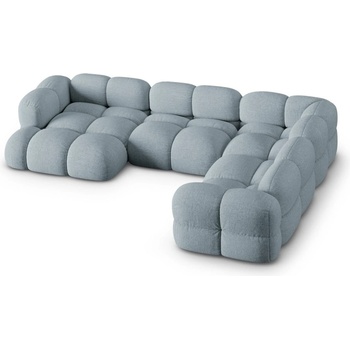 Cosmopolitan Design Светлосин ъглов диван (десен ъгъл/U форма) Loretto - Cosmopolitan Design (COS_UR_193_F1_LORETTO4)