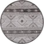 Multidecor Кръгъл външен килим chiara 120 см, сив (mu0205)