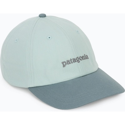 Patagonia Fitz Roy Icon Trad Cap Text Logo Thin Ice zelená