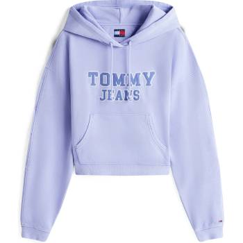 Tommy Hilfiger Суичър Tommy Jeans Women's TJ Varsity Over-the-Head Hoodie - Vintage Iris