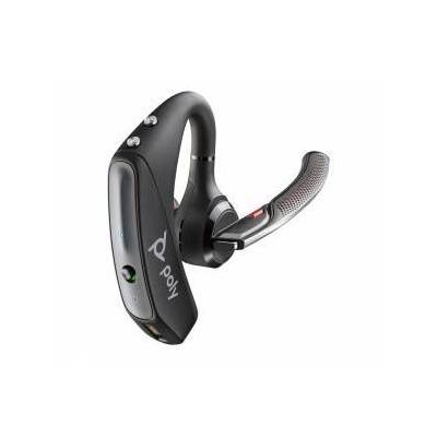 Voyager 5200 - Voyager 5200 series - headset - in-ear - Bluetooth - wireless - active noise cancelling - USB-A via Bluetooth adapter - black - Certified for Skype for Business, Certified for Microsoft Teams, Zoom Certified, Cisco Jabber Certified, Av