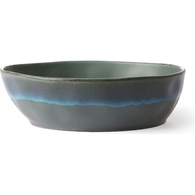 HKLIVING Mechová miska na těstoviny 70s moss 20 x 5 cm 800 ml 2 ks