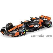 Bburago Mclaren F1 Mcl38 Team Mclaren N 4 Season 2024 Lando Norris Oranžová Černá 1:43