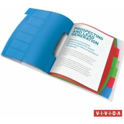 ESSELTE Predsúvačka Vivida A4 6-dielna, 624029