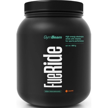 GymBeam FueRide рехидратираща йонна напитка v prášku вкус Orange 800 гр